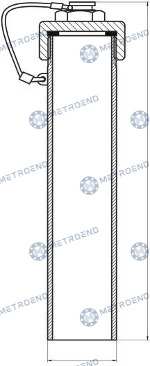 Sounding Pipe — Technical drawing
