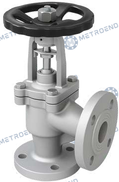 Metal Bellow Sealed Globe Valve Angle Type